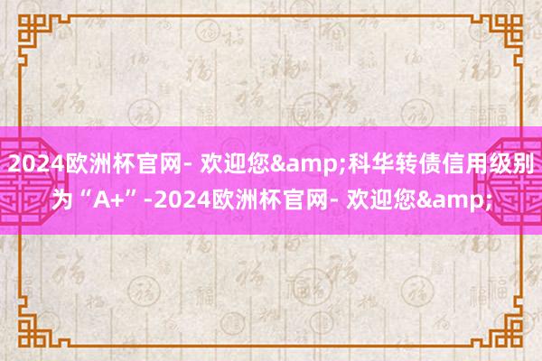 2024欧洲杯官网- 欢迎您&科华转债信用级别为“A+”-2024欧洲杯官网- 欢迎您&